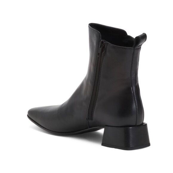 NAPOLEONI Black Leather Booties - Picture 2 of 2